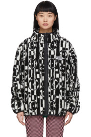 Ashley Williams - Black & White Fleece Juju Jacket