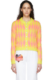 Ashley Williams - SSENSE Exclusive Yellow & Pink Wool Cardigan