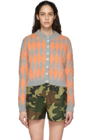 Ashley Williams - SSENSE Exclusive Grey & Orange Cardigan