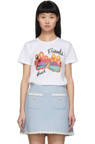 Ashley Williams - SSENSE Exclusive White 'Best Friends' T-Shirt