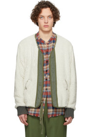 Greg Lauren - Off-White Modern Flight Jacket