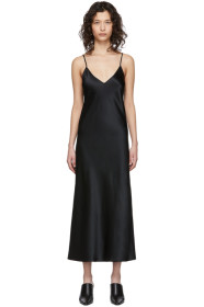 Joseph - Black Silk Satin Dress