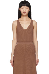 Joseph - Brown Cote Anglaise Tank Top