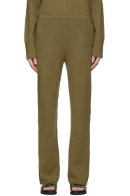 Joseph - Khaki Soft Wool Knit Trousers