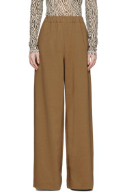 Joseph - Tan Paper Jersey Trousers