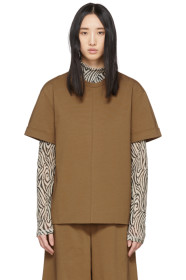 Joseph - Tan Paper Jersey T-Shirt