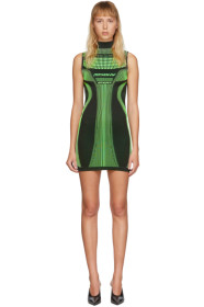 MISBHV - Black & Green Active Dress