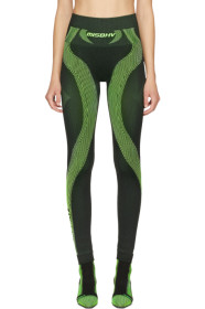 MISBHV - Black & Green Active Sport Leggings