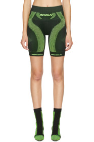 MISBHV - Black & Green Active Sport Shorts
