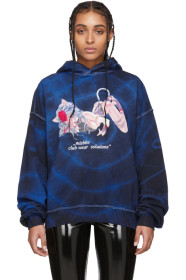 MISBHV - Blue & Black Tie-Dye 'The Tokio Club Wear' Hoodie