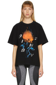 MISBHV - Black Flaming Rose T-Shirt