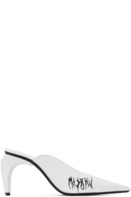 MISBHV - White Pandora Slicer Mules