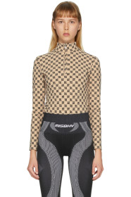 MISBHV - Beige Monogram Bodysuit