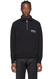 MISBHV - Pull à demi-glissière noir 'MISBHV Sport'