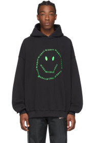 MISBHV - Black A Smiley Logo Hoodie