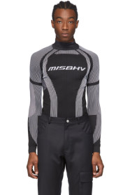 MISBHV - Black & White 'The Classic Logo Active' Turtleneck