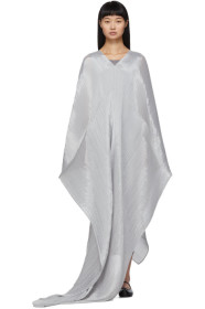 Pleats Please Issey Miyake - Grey Basic Madame-T Shawl