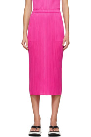 Pleats Please Issey Miyake - Pink New Colorful Basics 2 Skirt
