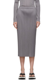 Pleats Please Issey Miyake - Grey Pleats Basics Skirt