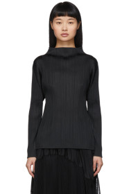 Pleats Please Issey Miyake - Black Pleats Basics Turtleneck