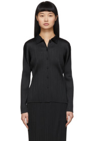 Pleats Please Issey Miyake - Black Pleats Basics Shirt