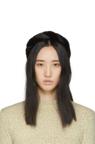 Sophie Buhai - Black Braided Velvet Headband