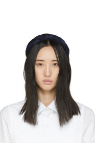 Sophie Buhai - Navy Silk Twisted Headband