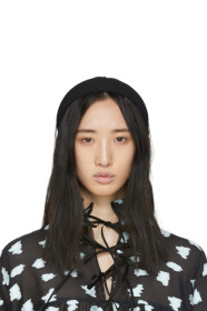 Sophie Buhai - 黑色 Classic Puffy 发箍