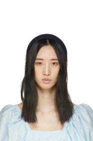 Sophie Buhai - 海军蓝 Classic Puffy 发箍