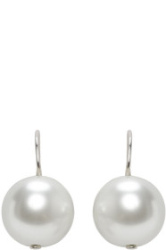 Sophie Buhai - Silver Pearl Iris Earrings