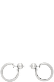 Sophie Buhai - Silver Small Zora Hoop Earrings