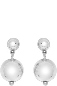 Sophie Buhai - シルバー ボール ドロップ ピアス
