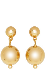 Sophie Buhai - Gold Ball Drop Earrings