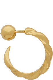 Sophie Buhai - Gold Small Rope Hoop Earrings