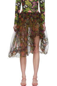 Molly Goddard - Black & Multicolor Stevie Apron Skirt