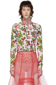 Molly Goddard - White & Multicolor Kacie Cardigan