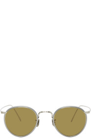Eyevan 7285 - Silver & Green 717W Sunglasses