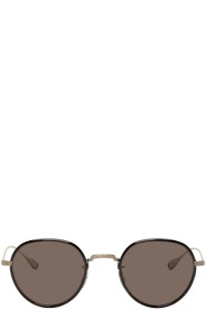 Eyevan 7285 - Black & Gold Epitome Sunglasses
