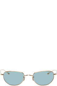 Eyevan 7285 - Gold & Blue 161(52) Sunglasses