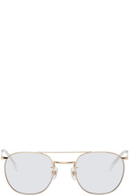 Wacko Maria - Blue Round Sunglasses
