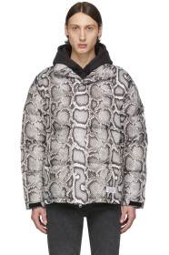 Wacko Maria - White & Black Down Python Jacket