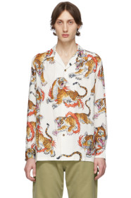 Wacko Maria - White & Multicolor Tim Lehi Edition Hawaiian Shirt