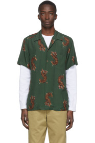 Wacko Maria - Green Tigers Hawaiian Shirt