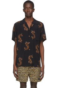 Wacko Maria - Black Tiger Hawaiian Shirt