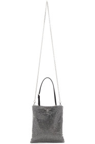 Prada - Black & Silver Embellished Clutch