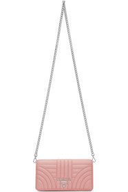 Prada - Pink Mini Diagramme Chain Bag