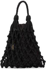 Prada - Black Cord Net Tote