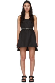 Prada - Black Nylon Scoop Neck Dress