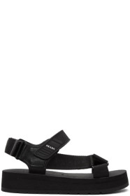 Prada - Sandales noires Tape
