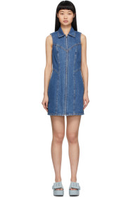 Grlfrnd - Blue Denim Colette Short Dress
